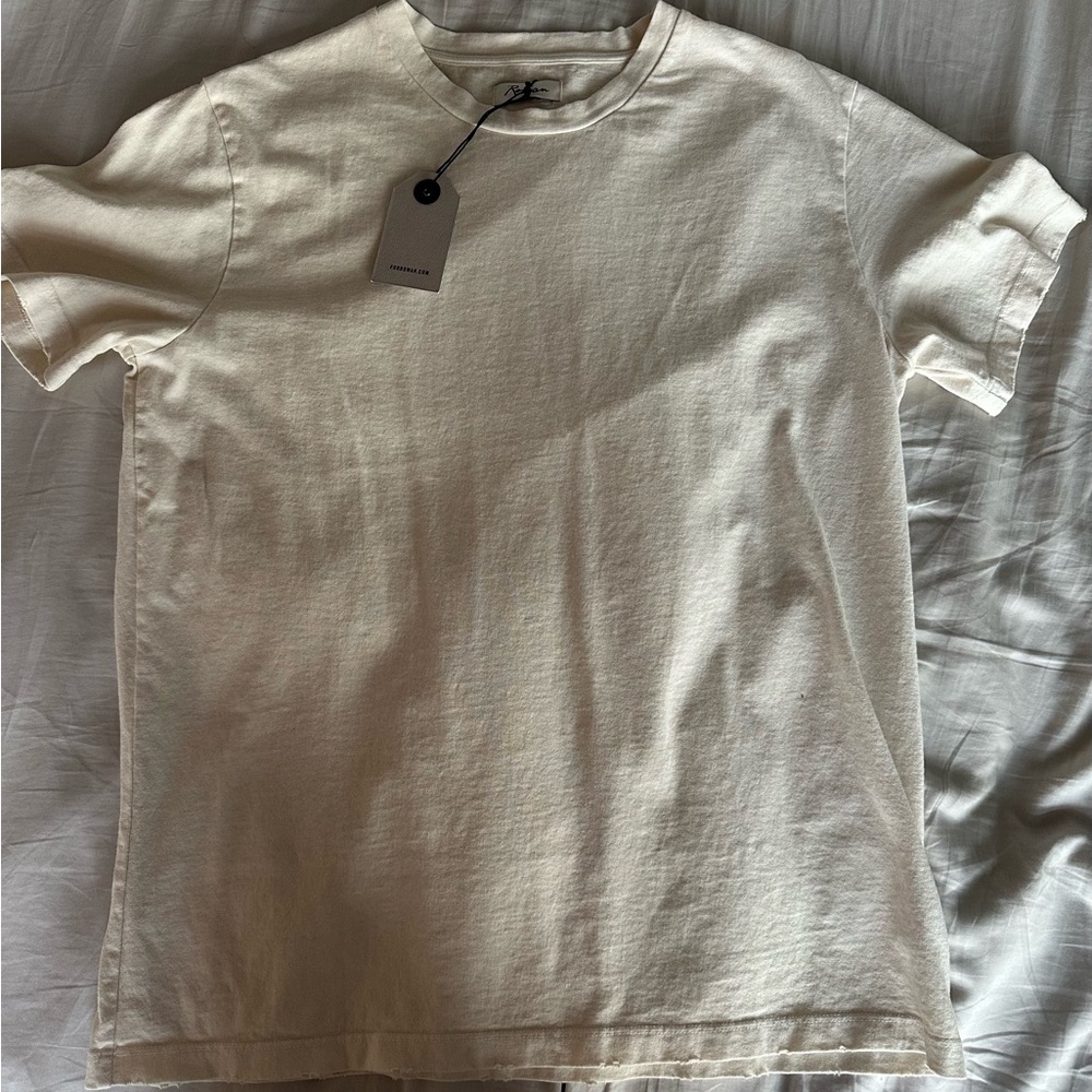 Rowan NWT Men’s Cream Standard Asher Tee L
